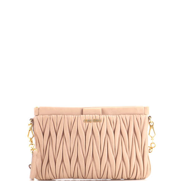 Miu Miu Handbags - Miu Miu Flat Convertible Clutch